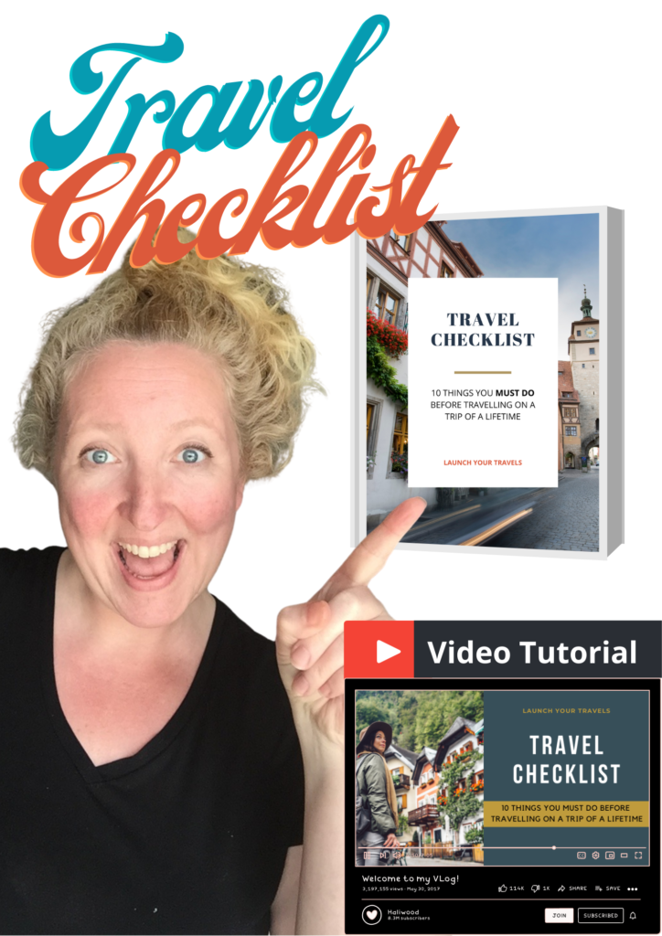 Travel Checklist, Launch Your Travels